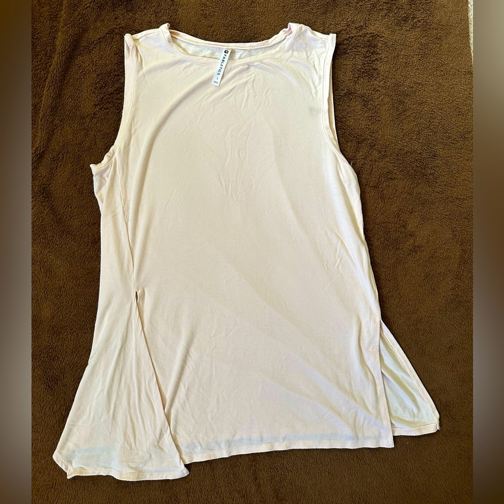 Fabletics Light Pink Tank Top, Size Small